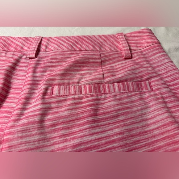 Puma Pink Striped Athletic Shorts Size 8 - Picture 7 of 9